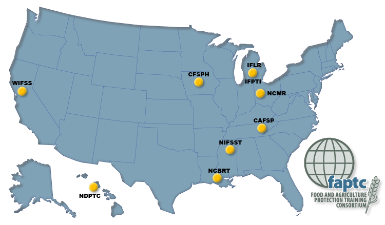 consortium members map